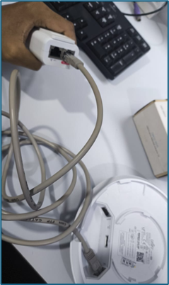 Hubungkan Adaptor ke Unifi AP AC PRO