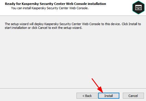 Klik Install